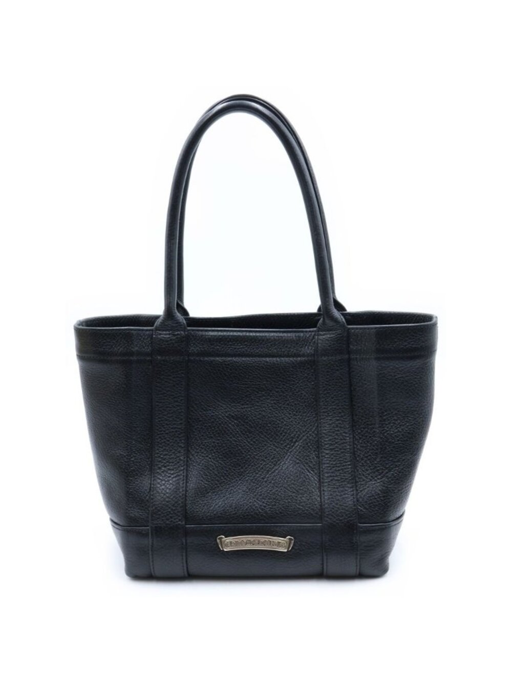 Chrome Hearts Tote Bag Mini Labeled Leather Black
